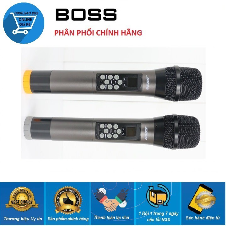 Micro Karaoke BOSS QM-71 cao cấp - Bộ 2 cái