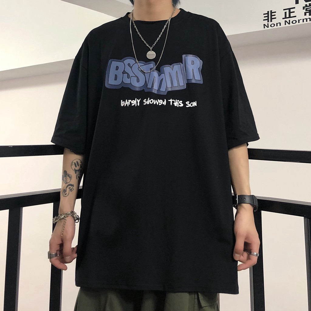 CICIDREAM - Áo thun tay lỡ dáng rộng  unisex dưới 65kg - BSSTMMR❤️❤️, áo thun from rộng giấu quần