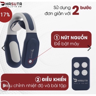 Máy massage cổ HASUTA HMN 160, dễ sử dụng, hàng CHÍNH HÃNG 100%