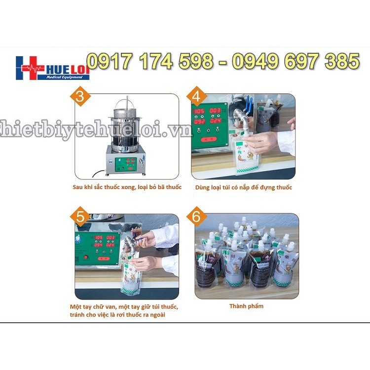 Máy sắc thuốc bắc mini tự động 1 nồi đun