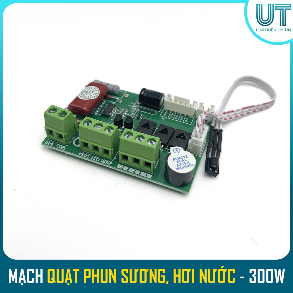 Bộ Mạch Điều Khiển Từ Xa Fan 02, Quạt Phun Sương, Hơi Nước, Điều Hòa - Công Suất 300W