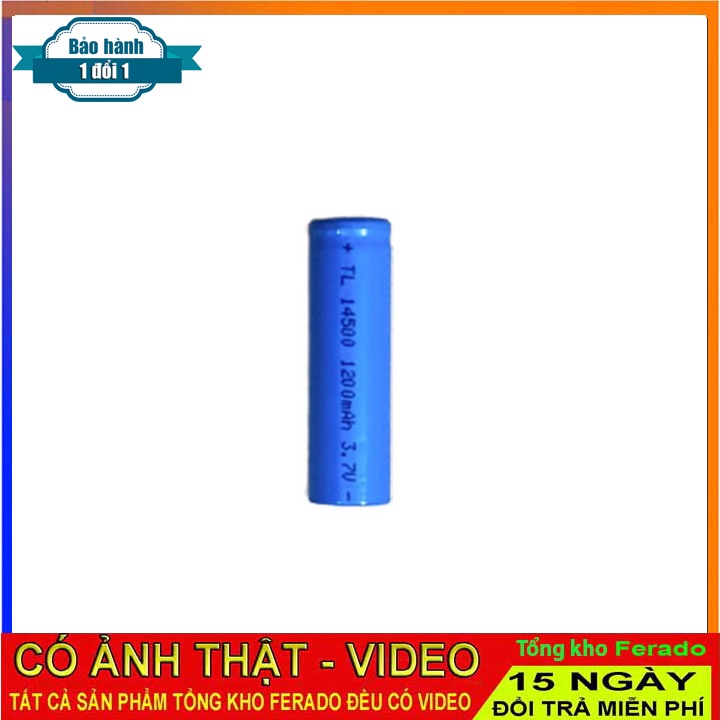 Pin sạc tông đơ Kemei KM 730 ,Pin sạc 14500 1200mAh 3.7V