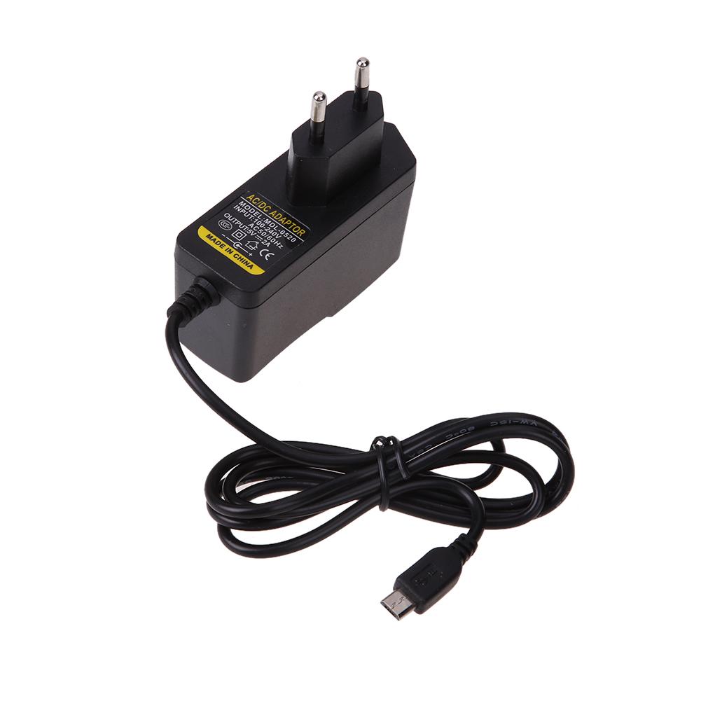 Bộ Sạc Nguồn Eu Ac Sang Dc 5v 2a Micro Usb Cho Windows Android Tablet
