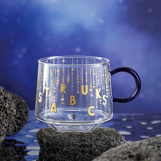 - cốc thuỷ tinh summer 2022 night glitter glass mug 12oz