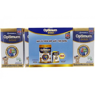 Sữa Bột Pha Sẵn Vinamilk Optimum Gold 110ml (Thùng 48 hộp)