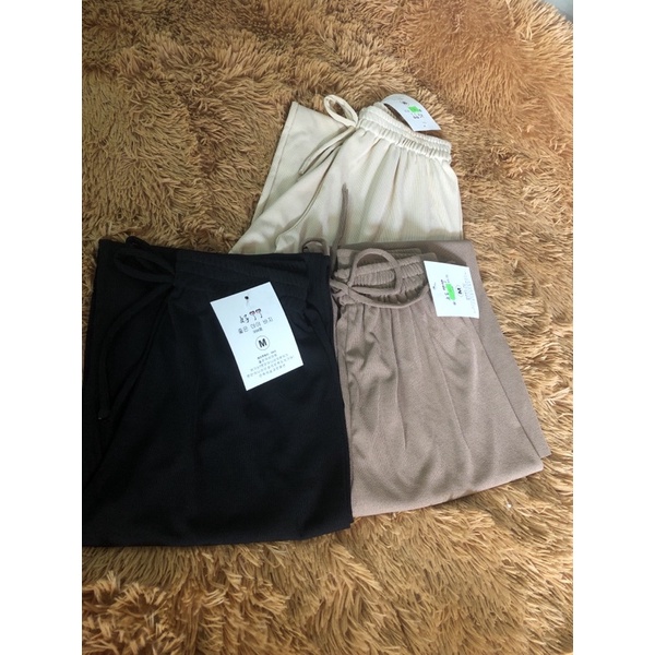 QUẦN ỐNG RỘNG cotton tăm mềm mát cao cấp
