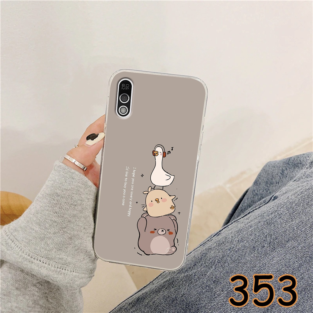 Ốp Lưng Vsmart Bee 3 - Vsmart Bee in hình Cat&amp;Bear đáng yêu - Chất liệu Silicon siêu bền, bảo vệ máy