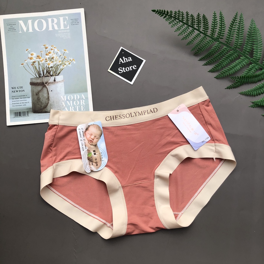 Quần lót nữ thun lạnh viền su mát mịn như da em bé YiOn Underwear QS06