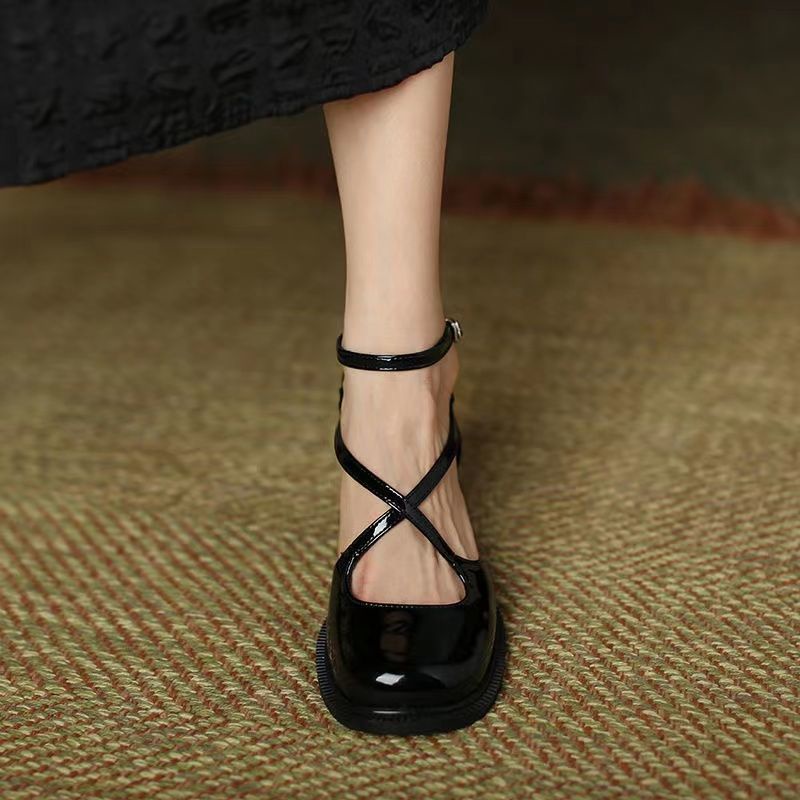 Giày Sandal Cao Gót Quai Chéo Thời Trang Mùa Hè Dành Cho Nữ