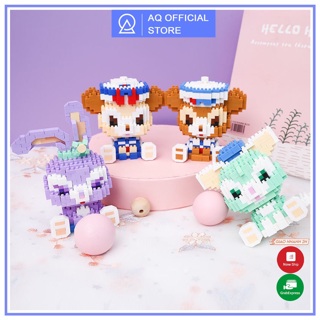 Đồ chơi lego 3D Lắp ráp mô hình động vật dễ thương kèm quà tặng Cute Hot trend