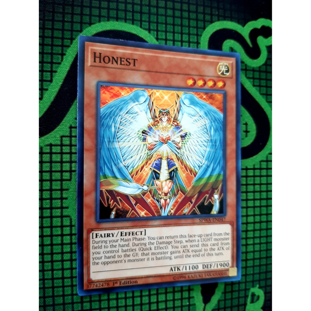 [ ĐỖ LẠC SHOP ]  THẺ BÀI YUGIOH TCG - Honest - Super Rare 1st Edition