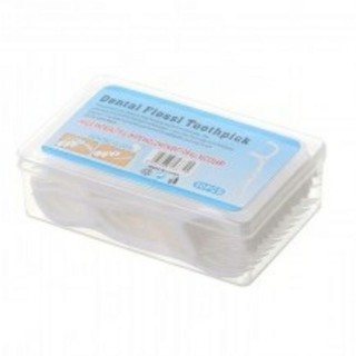 _hộp 50 chiếc tăm chỉ nha khoa floss picks tiệt trùng sợi chỉ mảnh