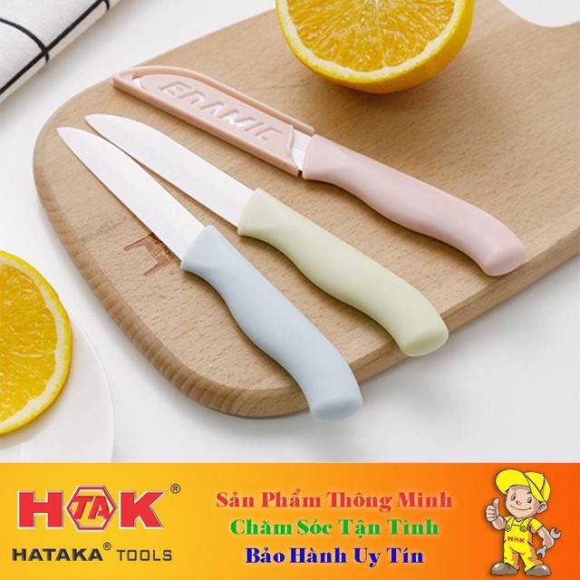 Dao Sứ Gọt Hoa Quả Gia Đình - Gọt Bào Vỏ, Bàn Nạo Sợi Rau Củ - Trái Cây - Hoa Quả LƯỠI SỨ S8