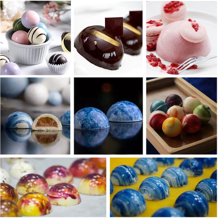 ✿✿✿Khuôn Hình Bán Cầu/Khuôn Silicon Làm Thạch,Mochi,chocolate,Đá Bi,Mousse,Pudding Hình Tròn Bán Cầu✿✿✿