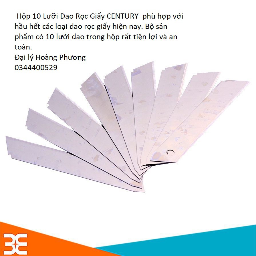 Lưỡi dao rọc giấy Century hộp 10c