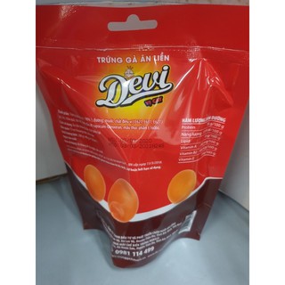 TRỨNG GÀ ĂN LIỀN DEVI VỊ THƯỜNG/CAY 200G