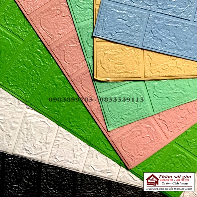 Xốp dán tường 5mm khổ 70cm x 77cm