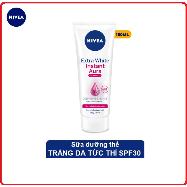 Tinh Chất Sữa Dưỡng Thể Serum NIVEA Tuýp 180ml/200ml