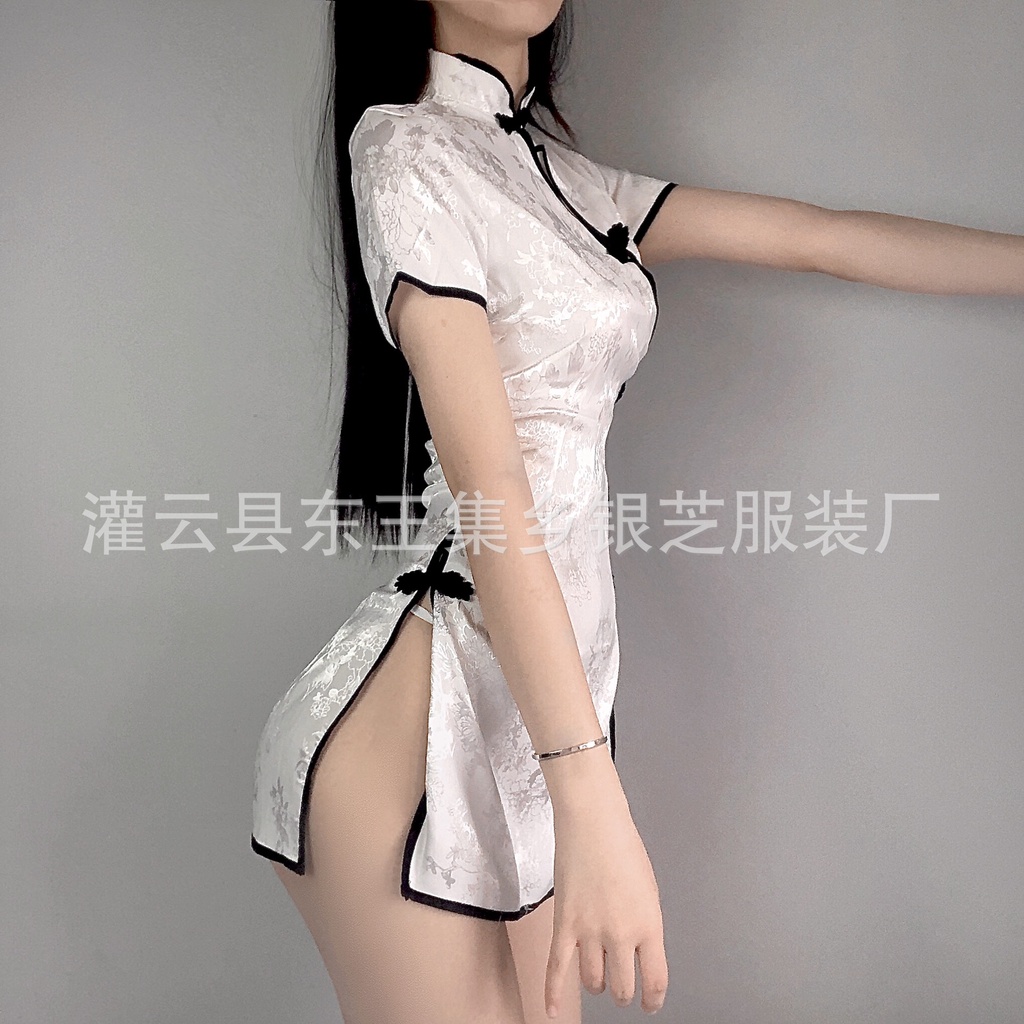 Sườn Xám Gợi Cảm Cổ Điển Xẻ Cao Quyến Rũ Sexy 3322 [CWEAR.SEXY_ĐỒ NGỦ &amp; NỘI Y CAO CẤP]