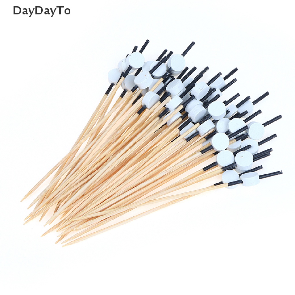 100 Xiên tre ăn trái cây hình trái tim 12cm