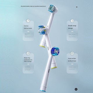 ORAL B Set 4 Đầu Bàn Chải Thay Thế Cho Braun Oral-B