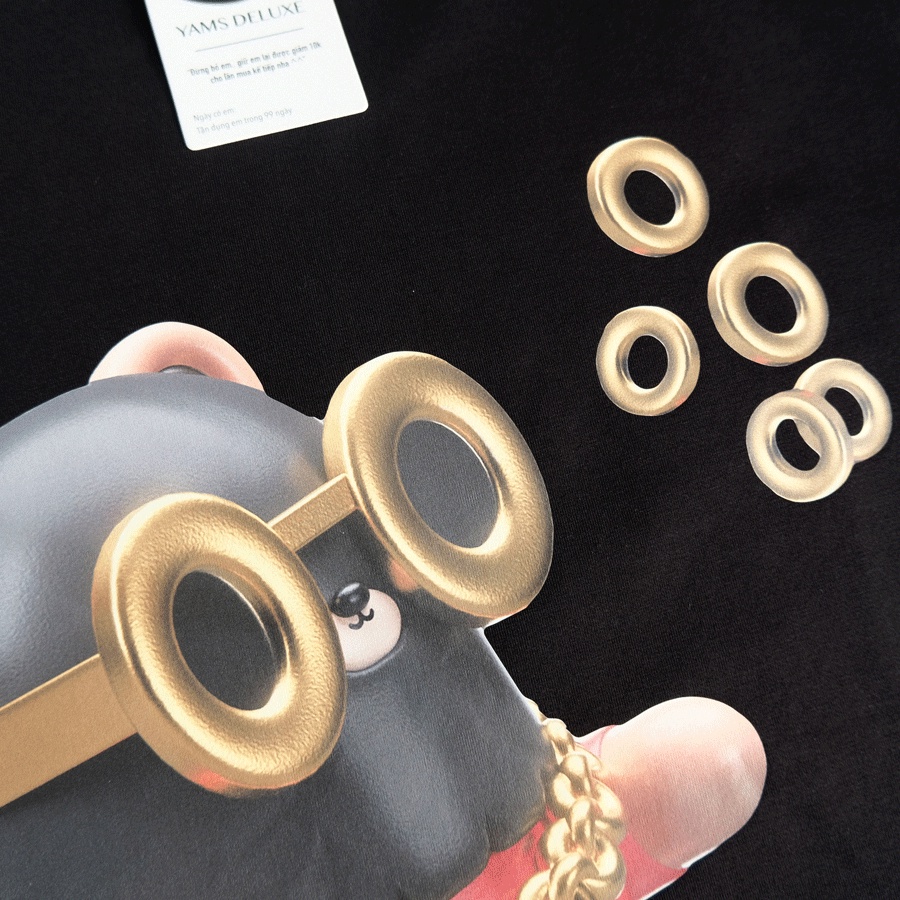 ÁO THUN TEDDY GOLD ĐEN-YAMS DELUXE