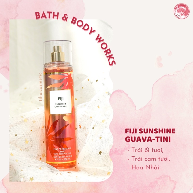 Xịt thơm khử mùi Body Mist Bath &amp; Body Works hương trái cây nhiệt đới