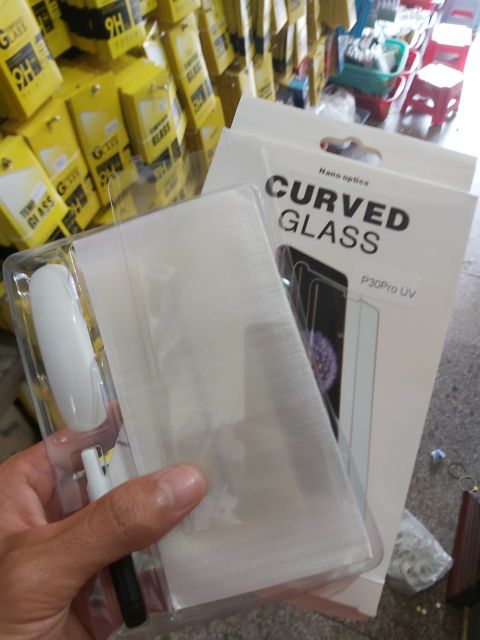 Kính cường lực UV Full màn hình công nghệ mới đèn UV LG V50