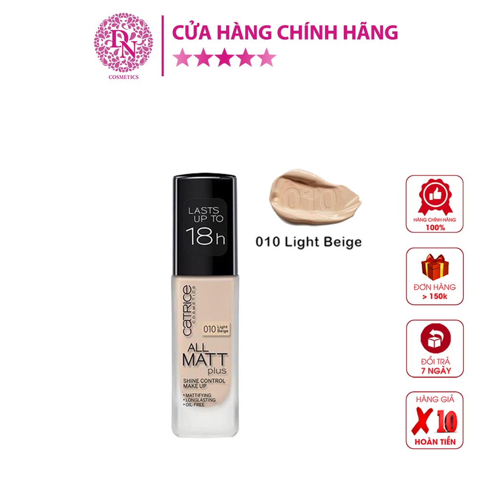 Kem Nền Catrice All Matt Plus 18h 30ml