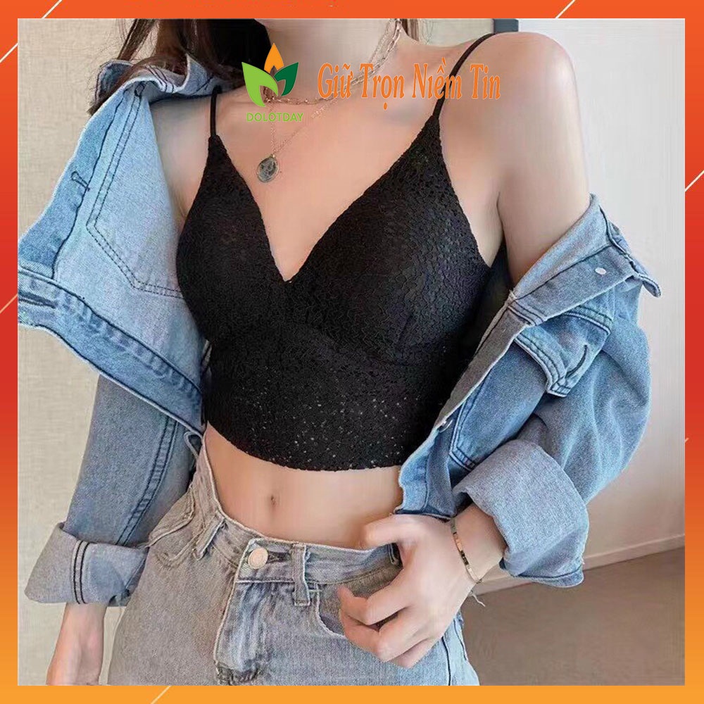 Áo ngực hai dây Sexy vải ren mềm mịn cao cấp kiểu hàn quốc BRA04