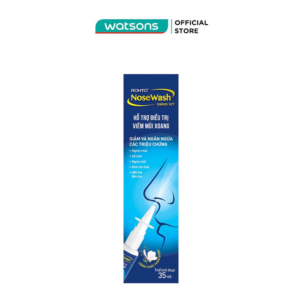 Sản Phẩm Rohto Hỗ Trợ Viêm Mũi Xoang Spray 35ml