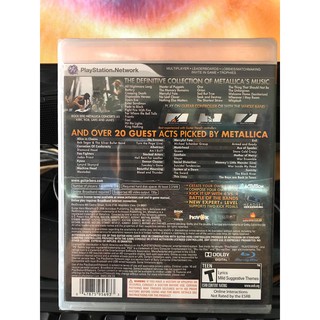 [Mã 99ELHA giảm 7% đơn 300K] Đĩa Game Ps3 : Guitar Hero Metallica