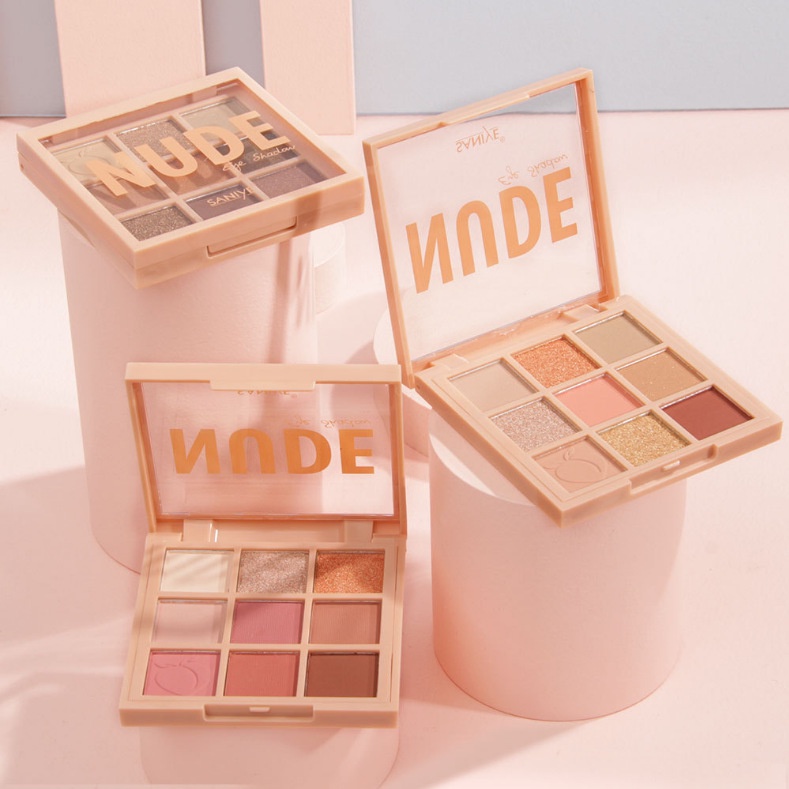 [Hàng mới về] Bảng Phấn Mắt 9 Màu Saniye Chống Thấm Nước Và Lâu Trôi Cao Cấp