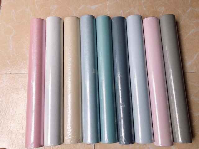 Giấy dán tường be trơn , vân nổi , khổ 45cm cuộn dài 10m | BigBuy360 - bigbuy360.vn