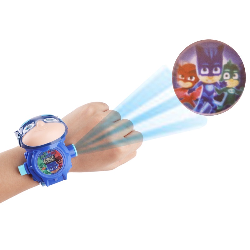 Pj Masks Đồng Hồ Đồ Chơi Chiếu Hình Hoạt Hình 3D Cho Bé