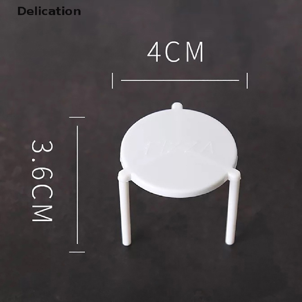 Set 100 Giá Đỡ Ba Chân Bằng Nhựa Màu Trắng Giúp Tiết Kiệm Bánh Pizza