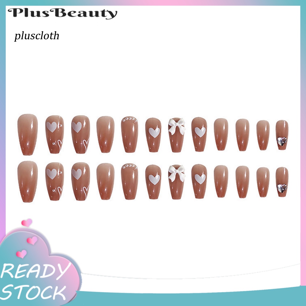 1 Bộ Móng Tay Giả Trang Trí Nghệ Thuật