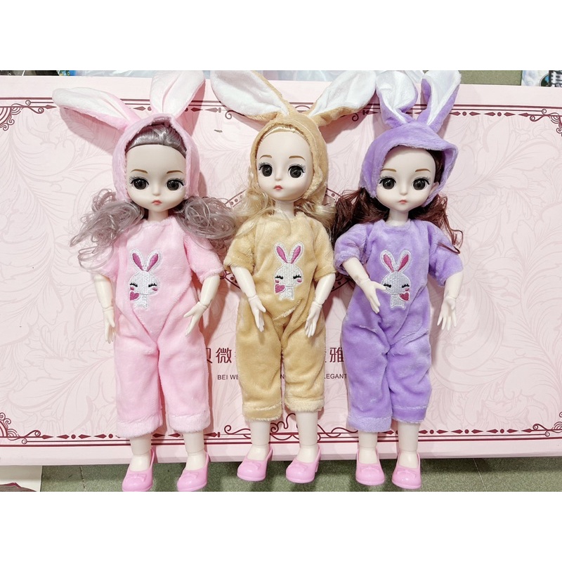 Búp bên đầm thỏ 30cm có khớp