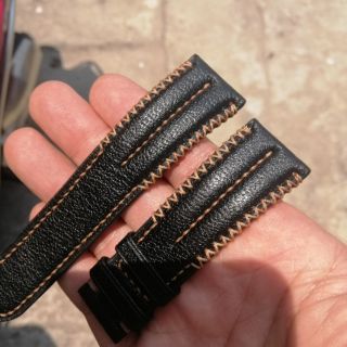 Handmade-Dây da dê arlan chi đồng hồ apple watch