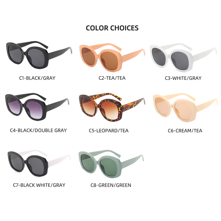 Kính mát gọng to phong cách đường phố 2021