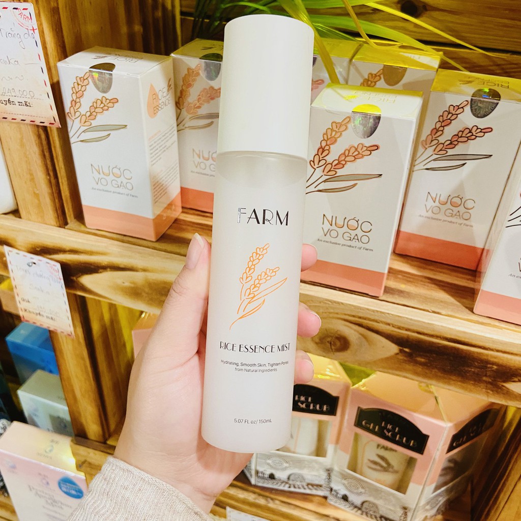 Xịt Khoáng Serum Nước Vo Gạo Farm Rice Essence Mist 150ml | BigBuy360 - bigbuy360.vn