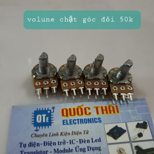 Combo 4 biến trở volume chặt góc 50k đôi (6 chân)