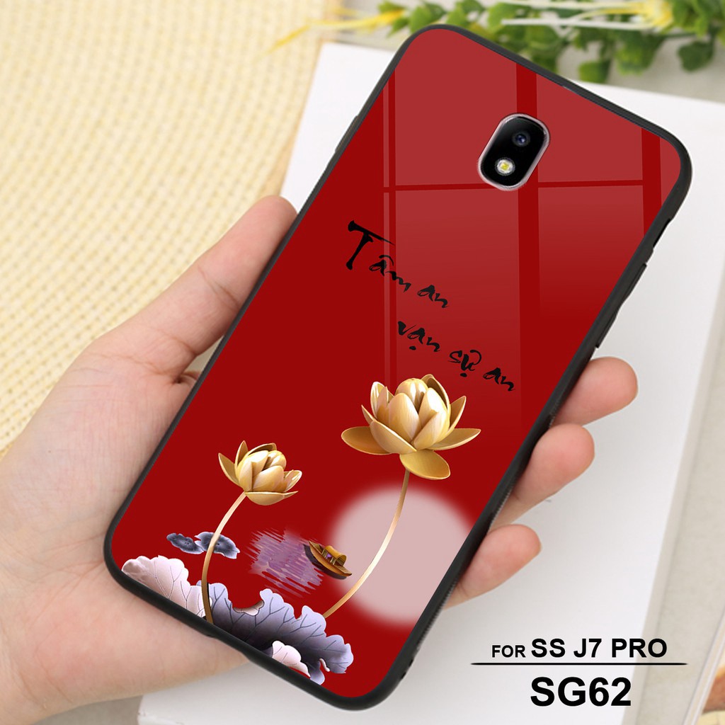 Ốp kính cường lực Galaxy Samsung J7PO/J7PLUS/J7PRIME Ốp điện thoại cao cấp