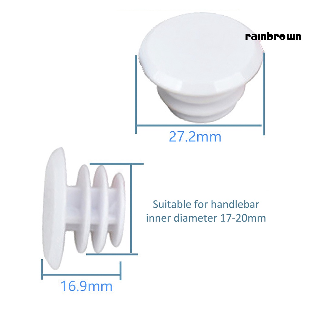 2 Nút Bịt Tay Cầm Xe Đạp Bằng Cao Su 17-22mm