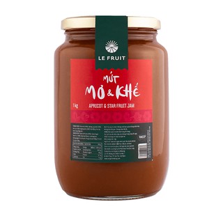 Mứt mơ & khế từ trái cây tươi le fruit 1kg