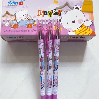 Bút TP-Gel03 mực tím,xanh,đen