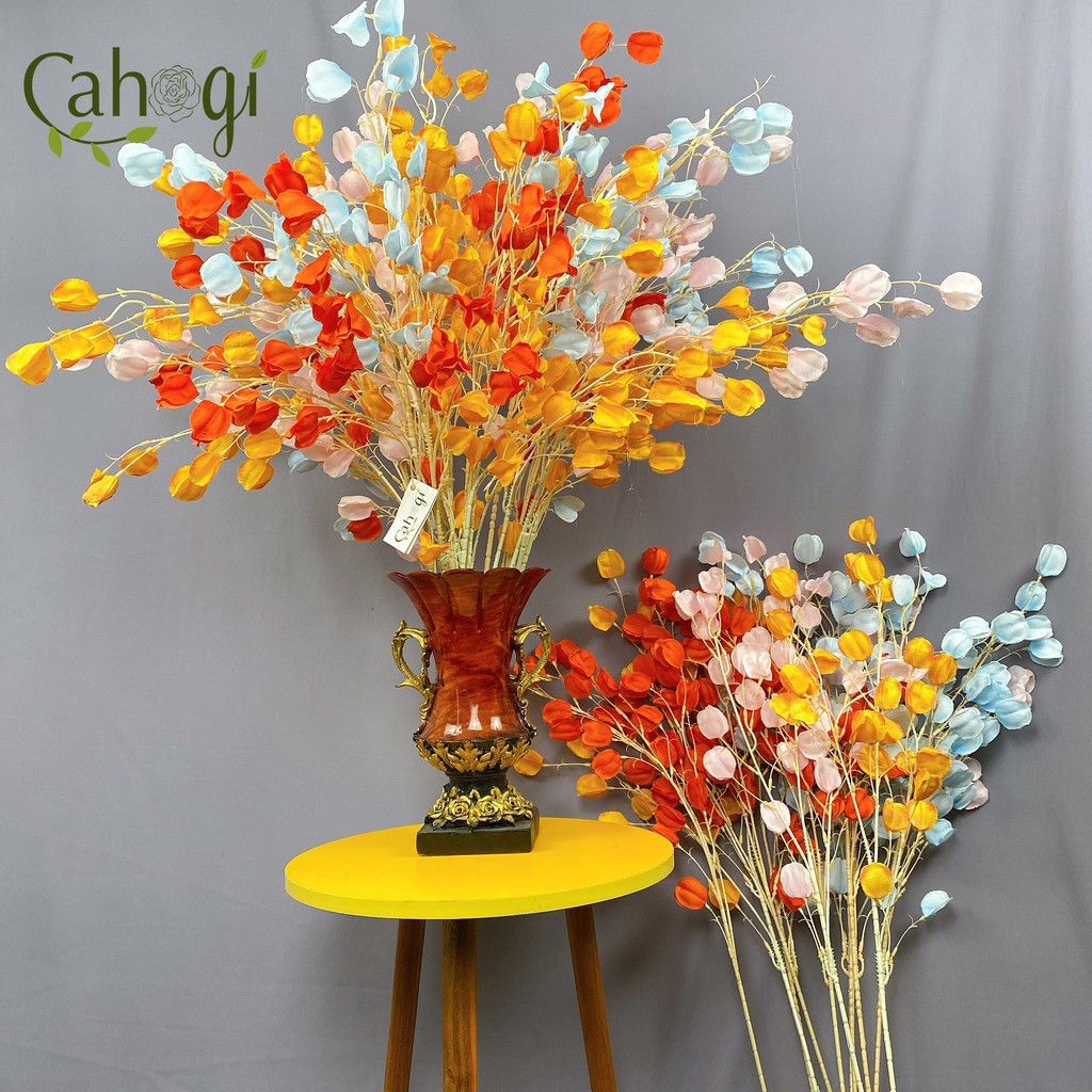 Hoa Giả -Cành Hoa Lồng Đèn 95 Cm