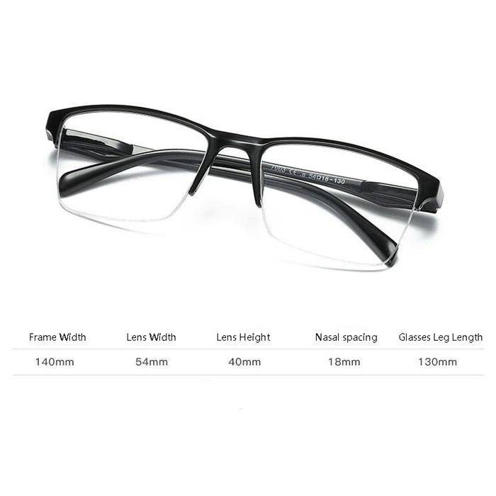 Kính Đọc Sách Nửa Gọng Chống Mỏi Mắt Cao Cấp Dành Cho Nam Và nữ | BigBuy360 - bigbuy360.vn