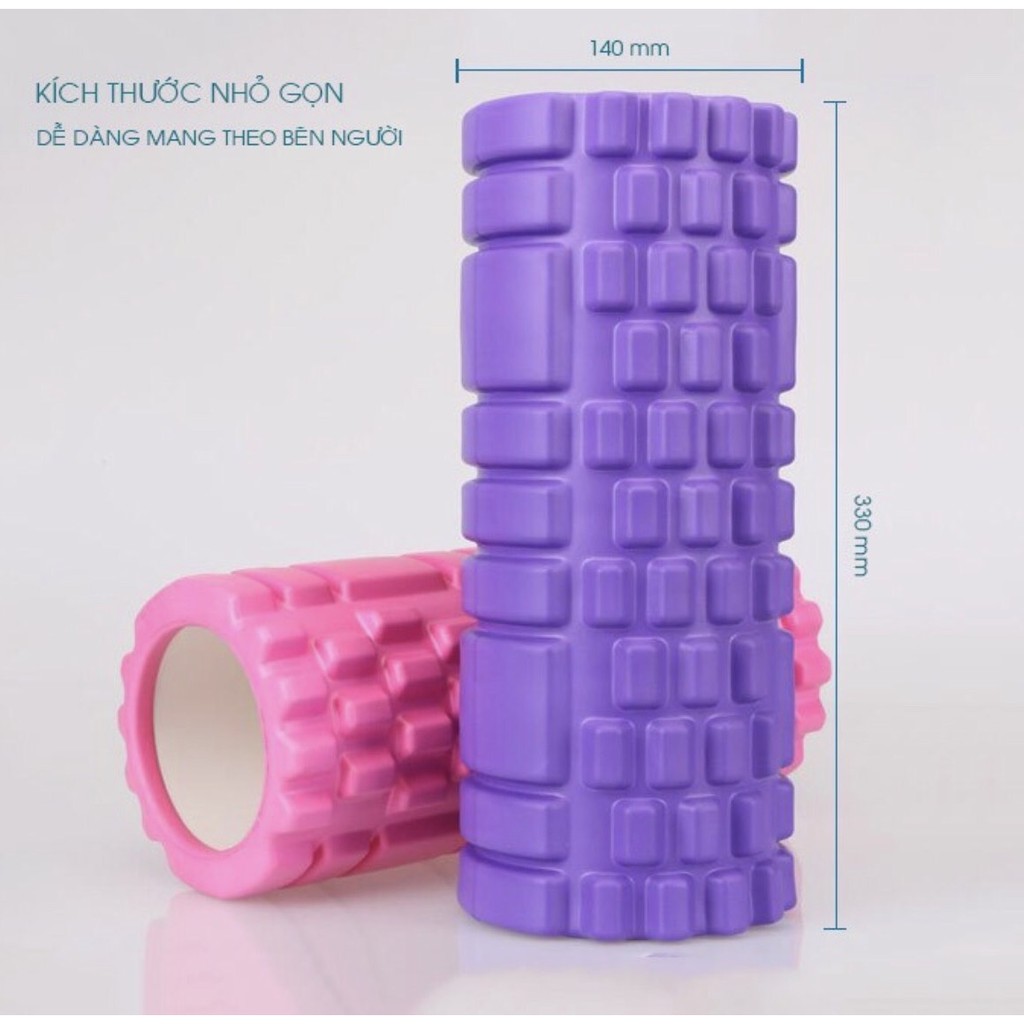 Ống lăn massage tập yoga Foam Roller