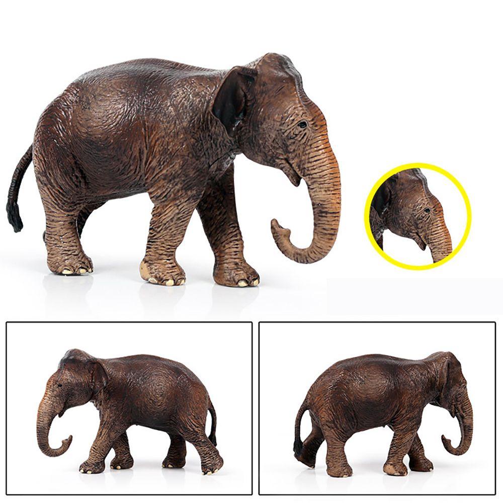 Đồ Chơi Mô Hình Chú Voi Hoang Dã Giáo Dục Nhận Thức Cho Trẻ Em